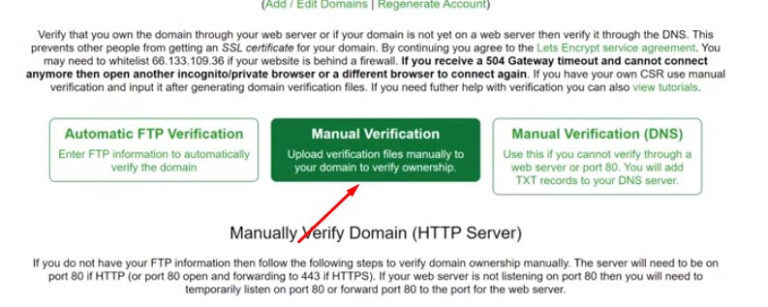 free SSL certificate